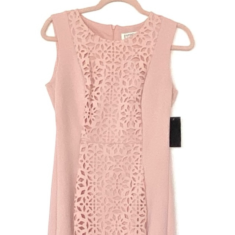 Classic Pencil Dress, Dust Pink, Size 8